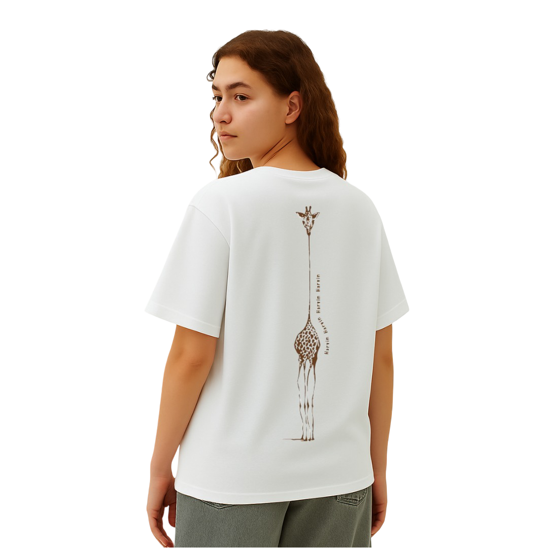 WOMEN'S OVERSIZED T-SHIRT | GIRAFFE SPINE EDITION